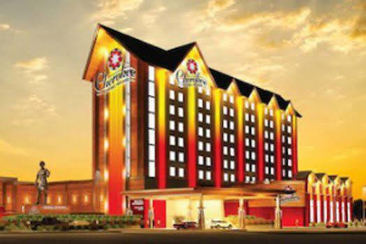 Cherokee Casino Hotel Roland Exterior foto